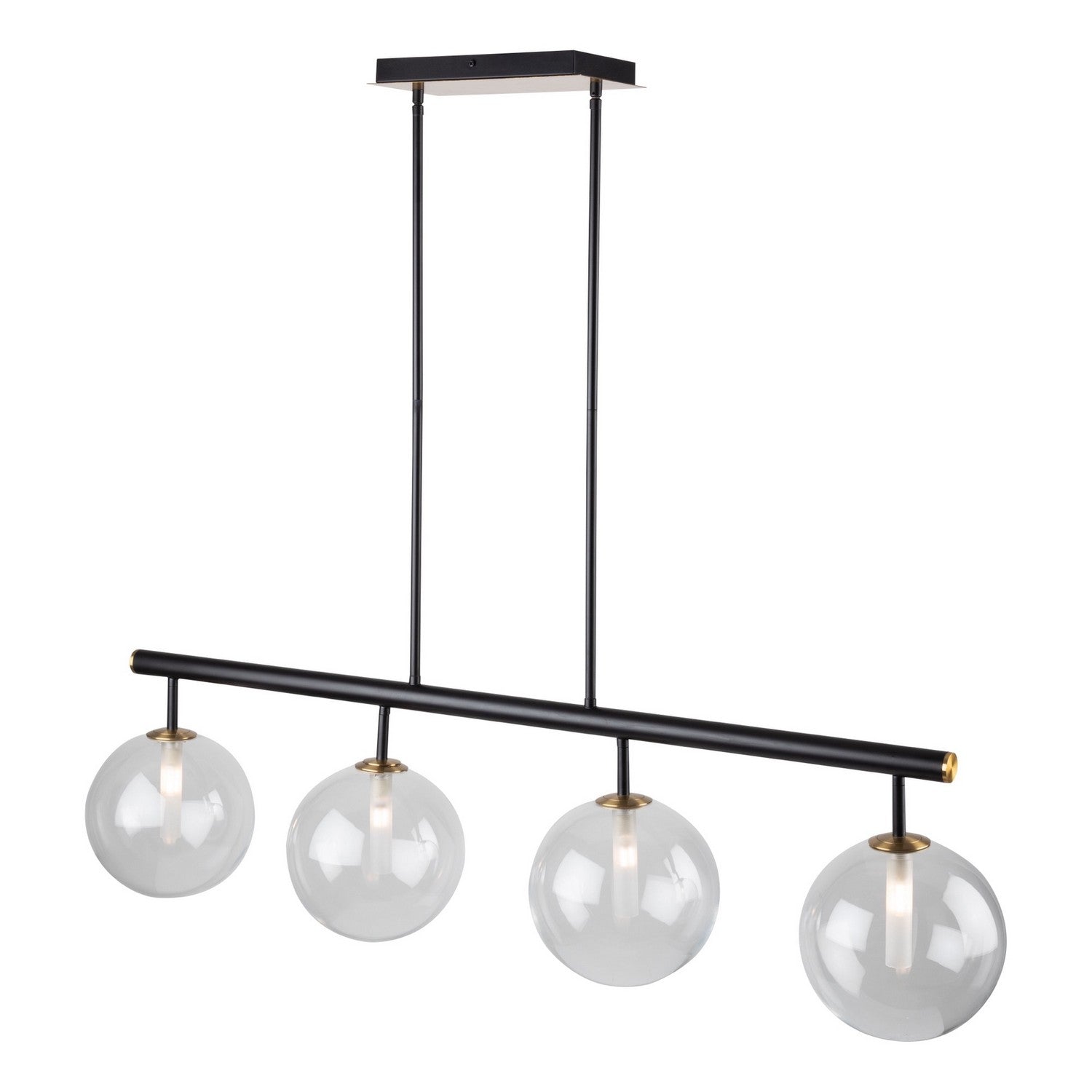 Suspension d'îlot 4 lumières | Aurelia