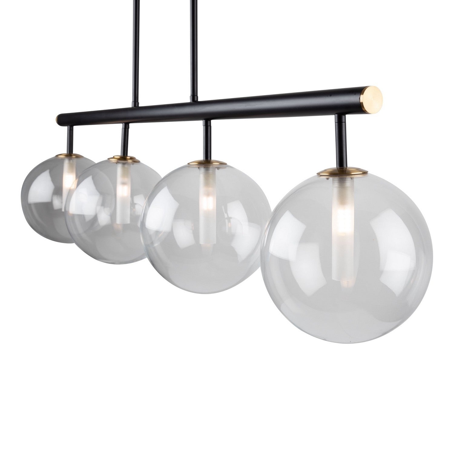 Suspension d'îlot 4 lumières | Aurelia