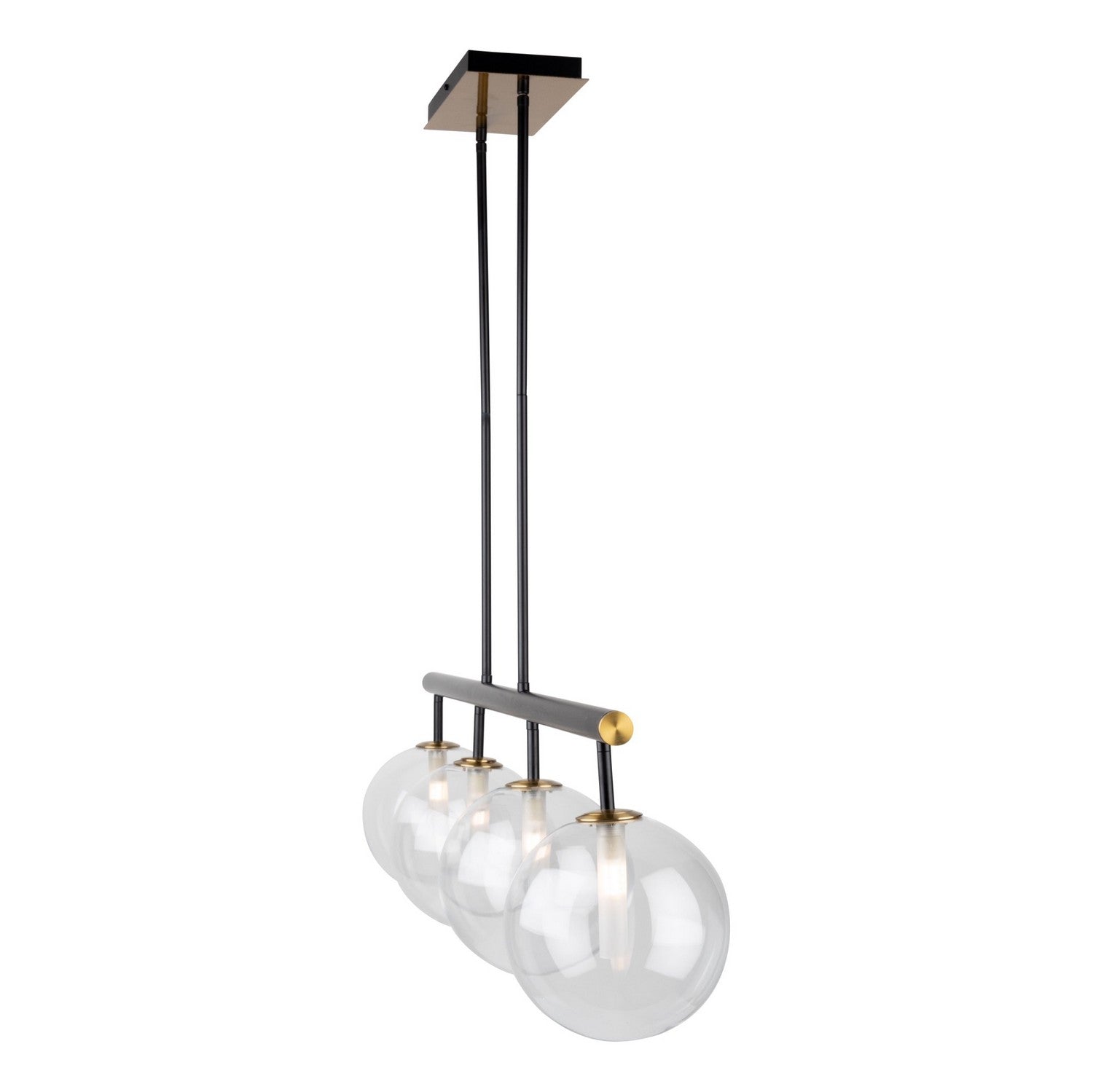 Suspension d'îlot 4 lumières | Aurelia