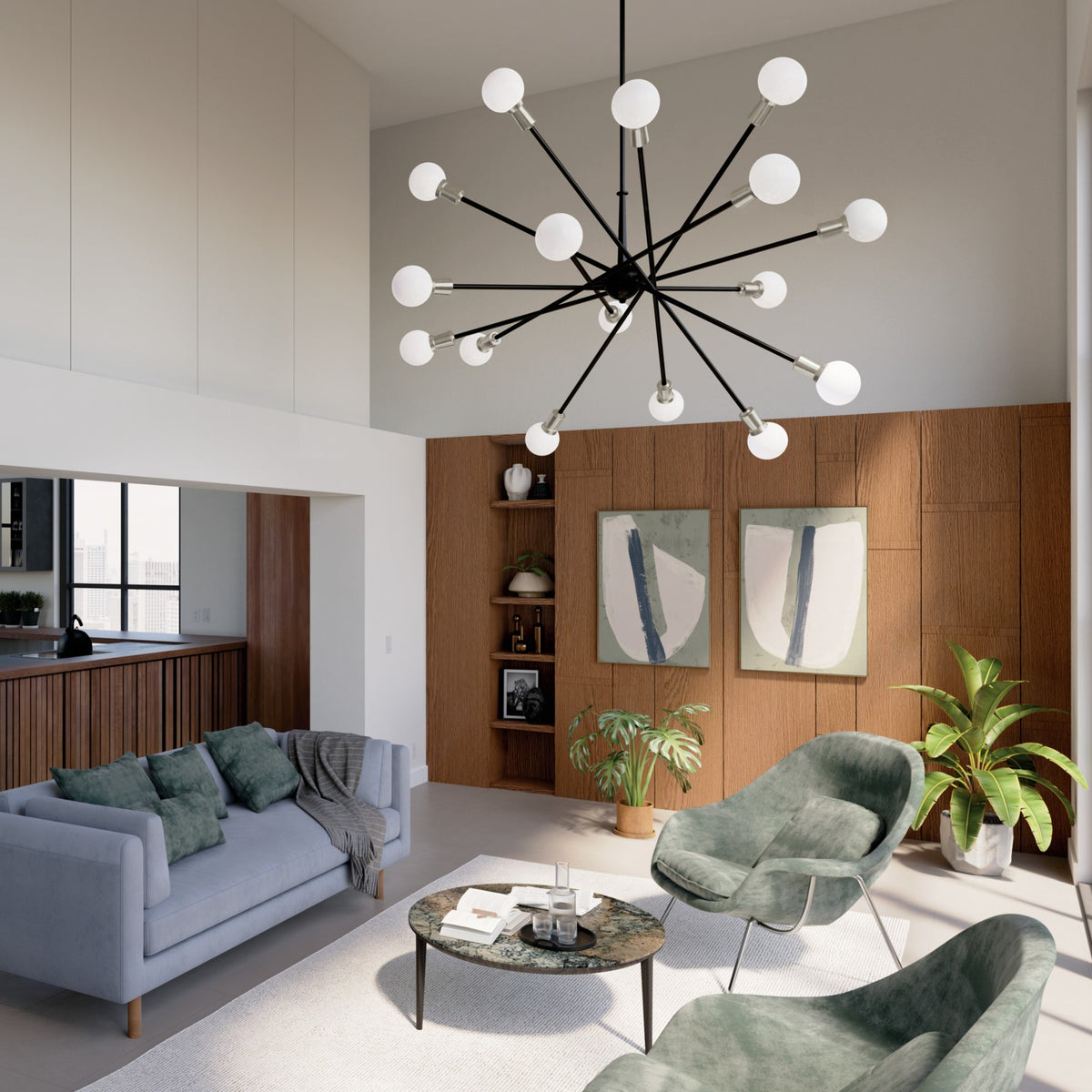 Lustre 16 lumières | Armstrong