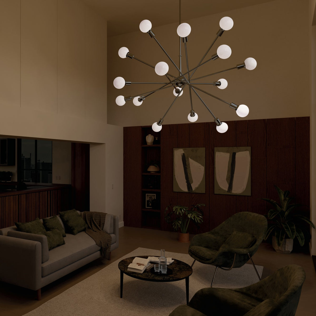 Lustre 16 lumières | Armstrong