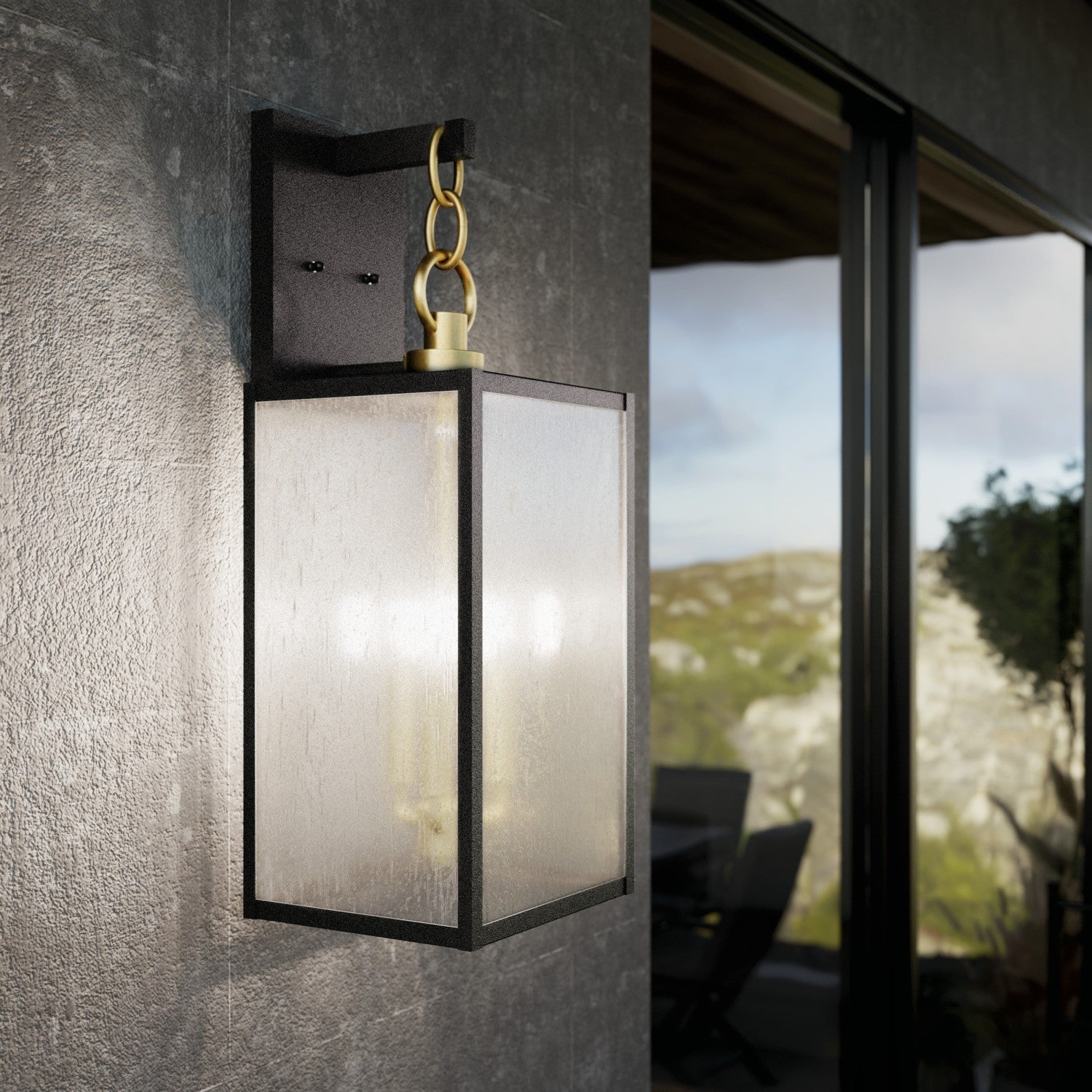 Applique murale extérieure 3 lumières | Lahden