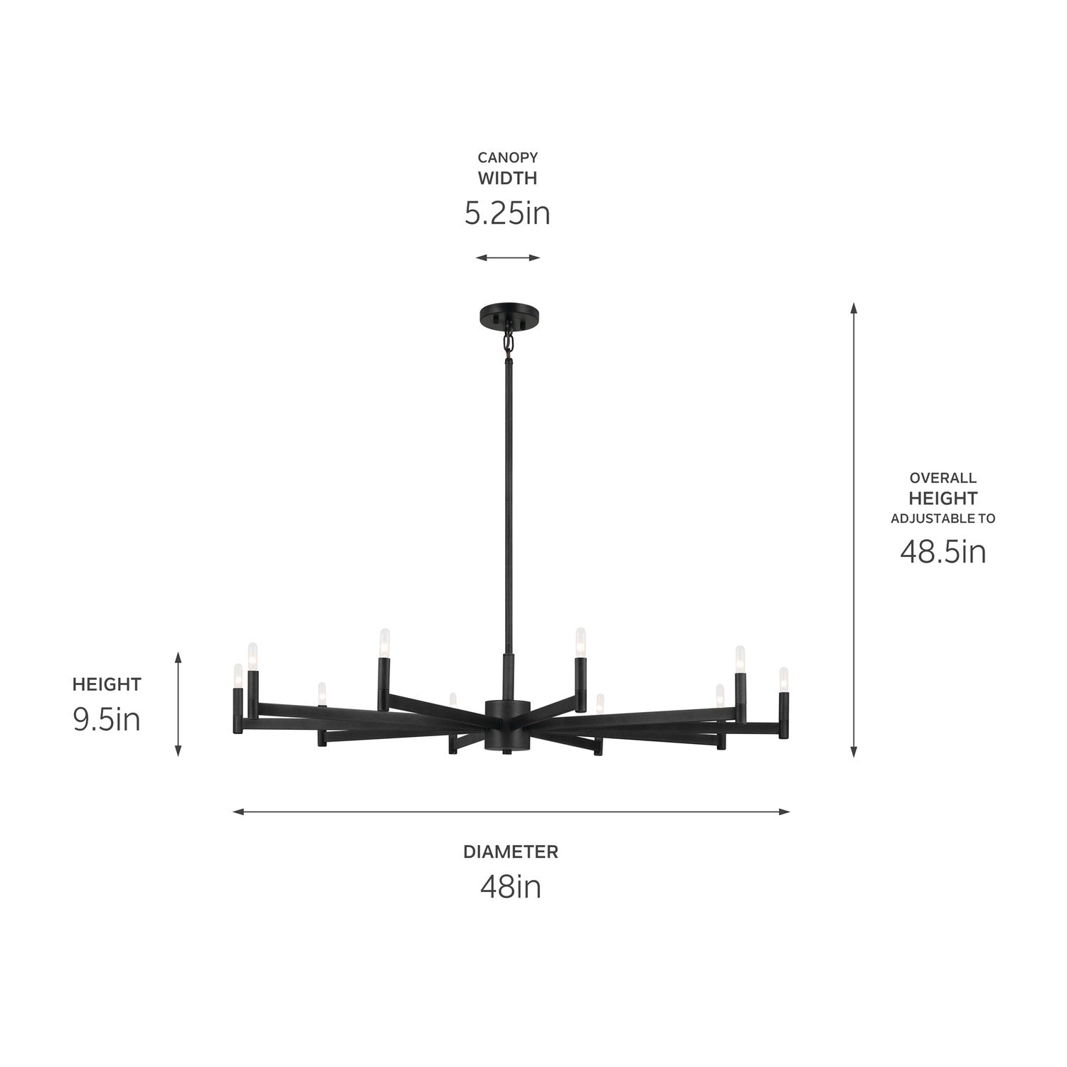 Lustre 10 lumières | Erzo