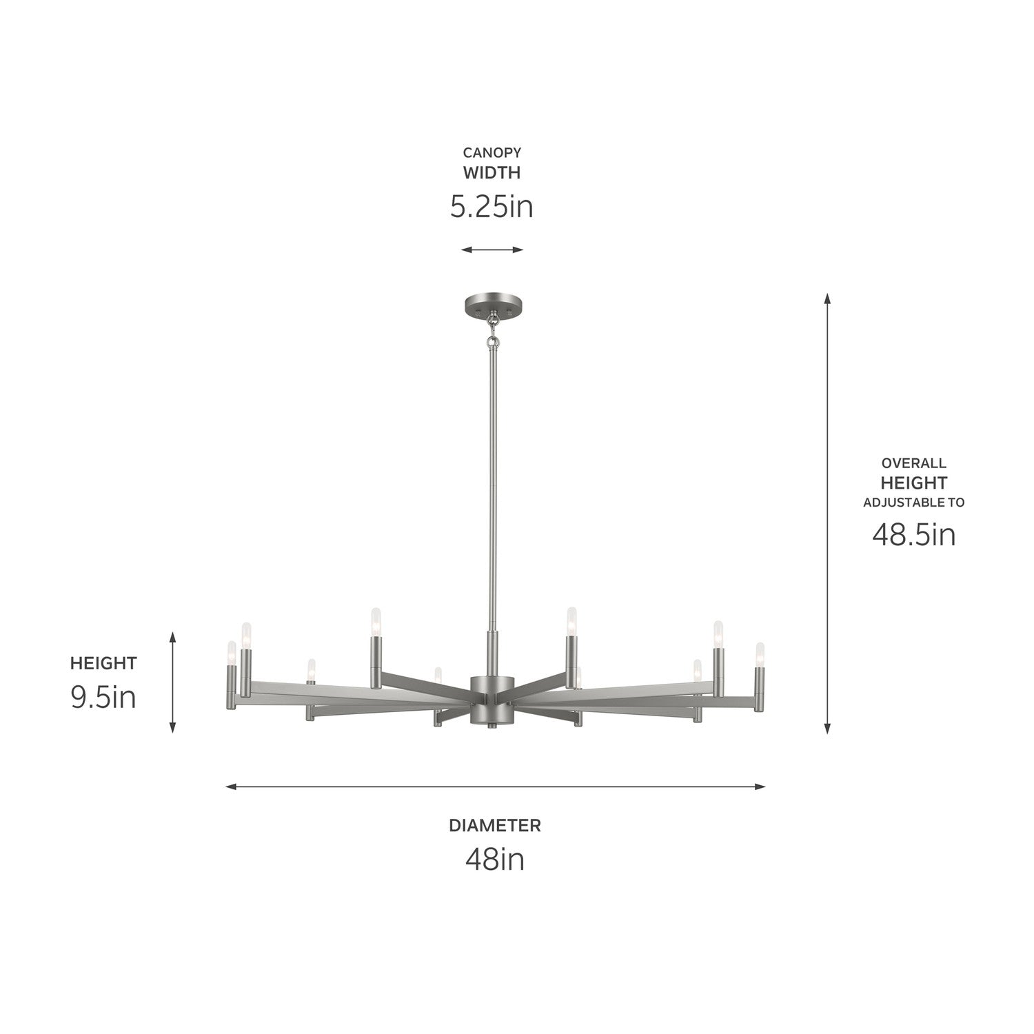 Lustre 10 lumières | Erzo