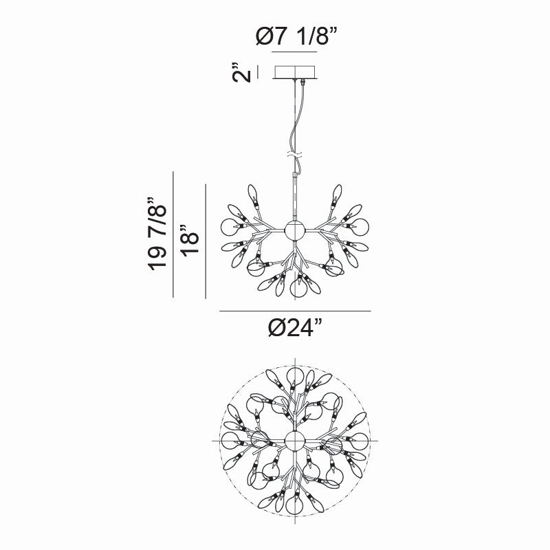 Suspension DEL | HYDRAGEA BLOOM