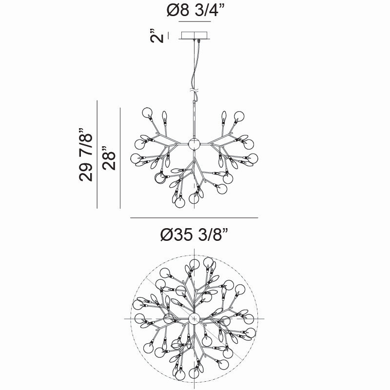 Suspension DEL | HYDRAGEA BLOOM
