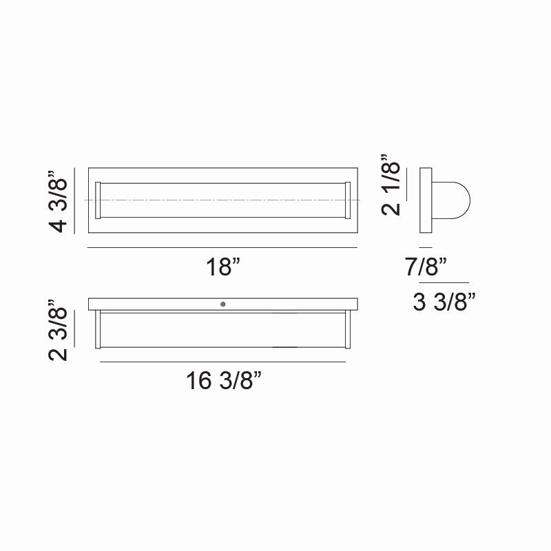 Applique murale DEL | JENSEN
