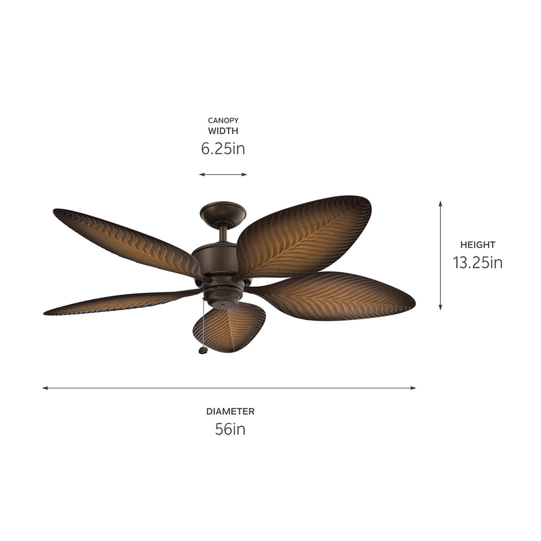 Ventilateur de plafond 56 po | Nani