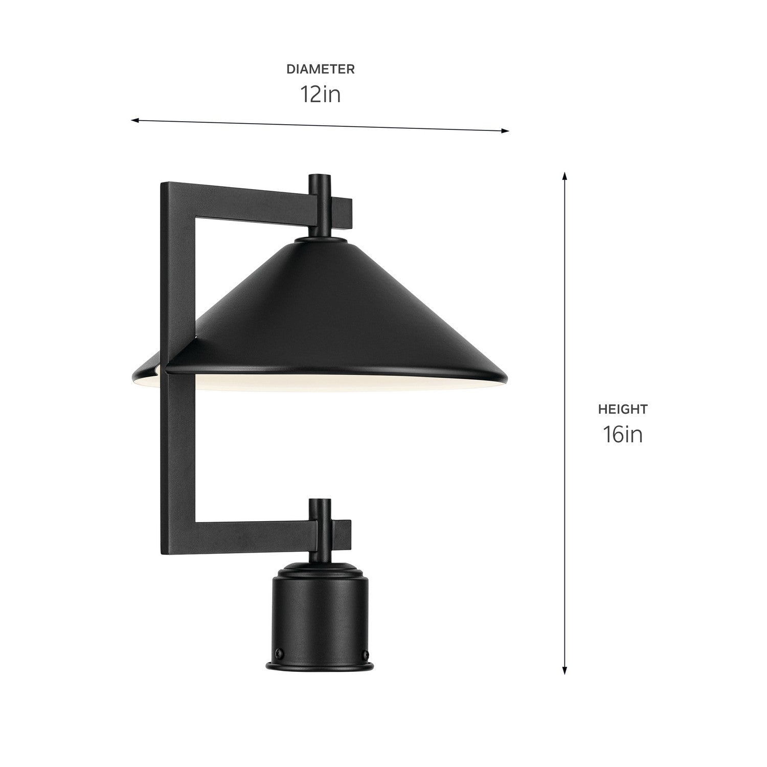 Lampadaire extérieur 1 lumière | Ripley