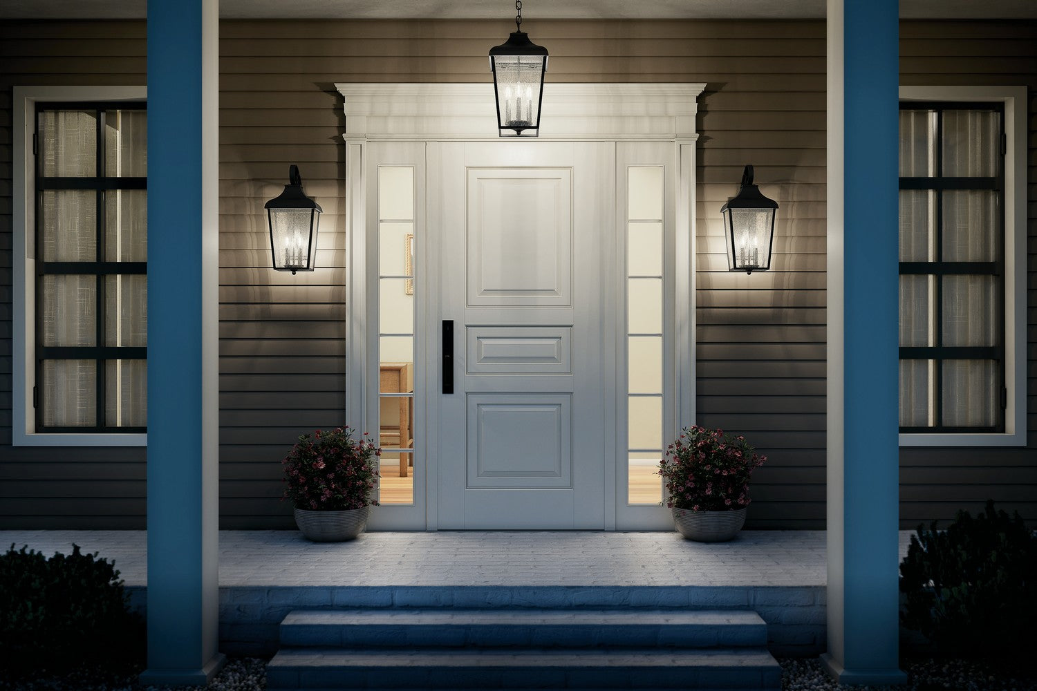 Applique murale extérieure 2 lumières | Forestdale