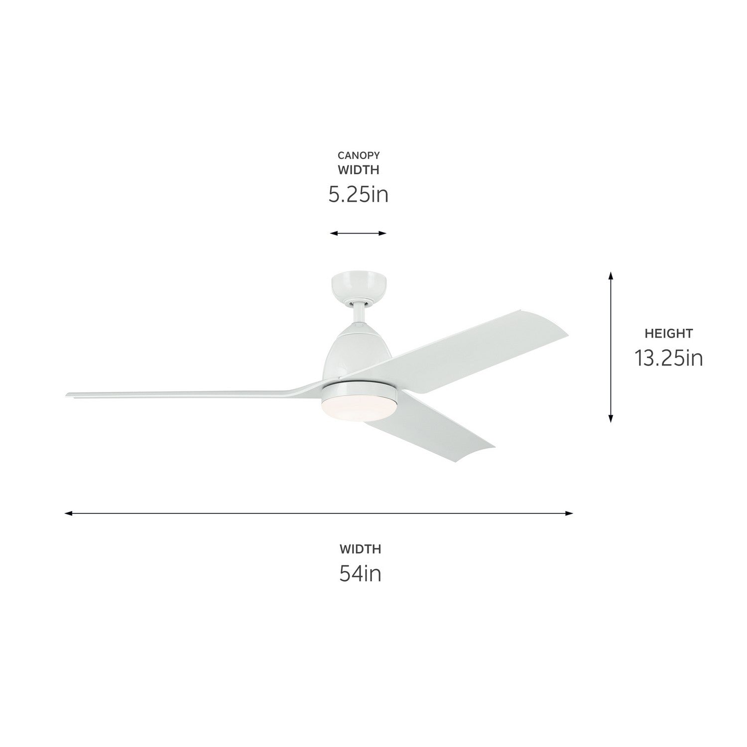 Ventilateur de plafond 54 po | Fit