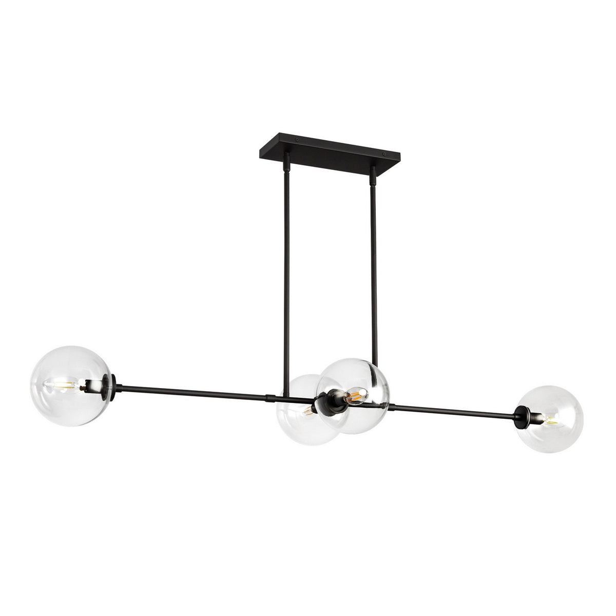Suspension linéaire 4 lumières | Cassia