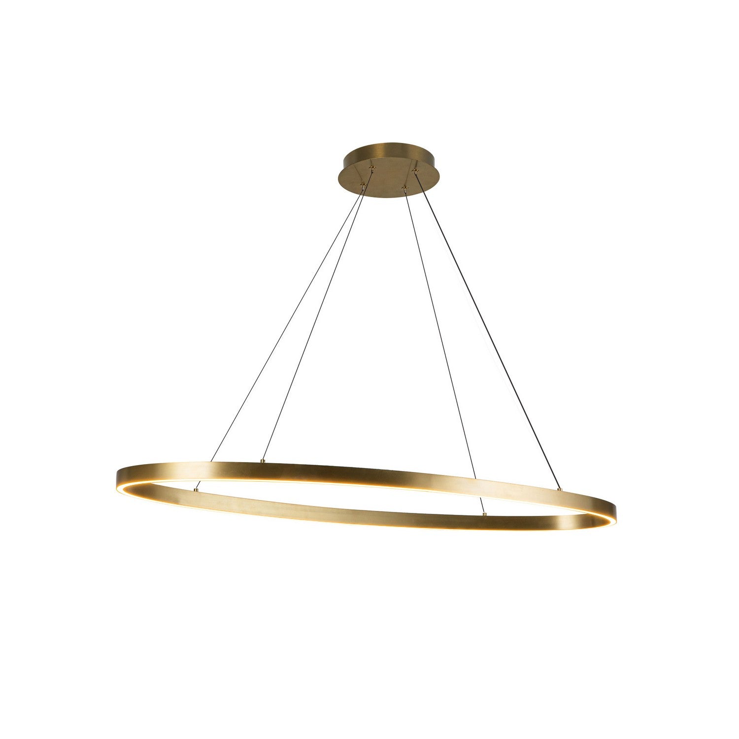 Suspension linéaire DEL | Ovale