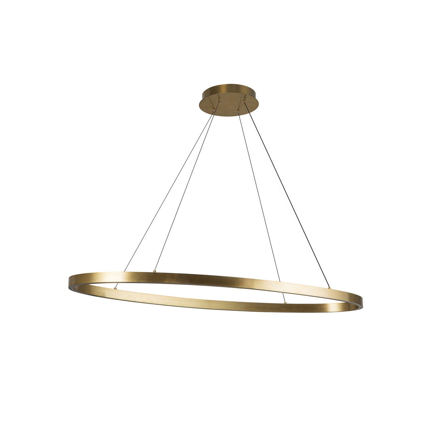 Suspension linéaire DEL | Ovale