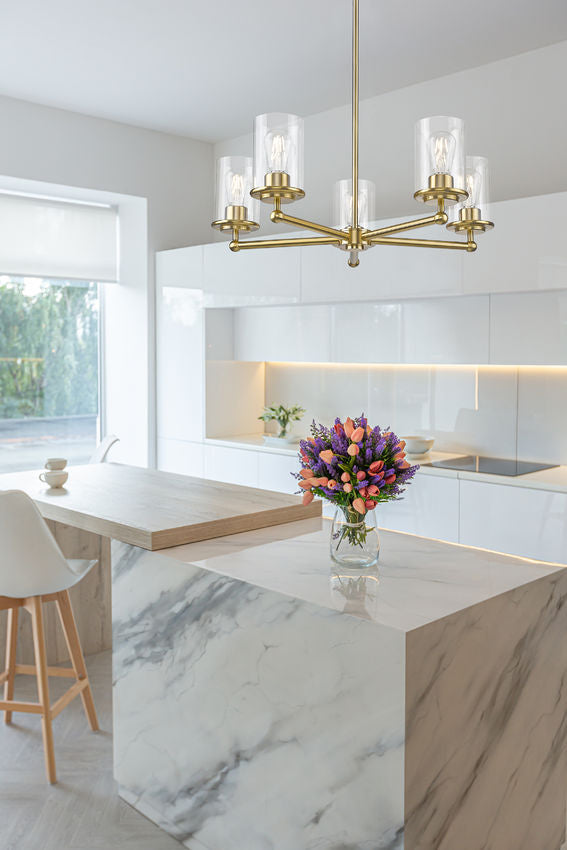 Lustre 5 lumières | Thayer