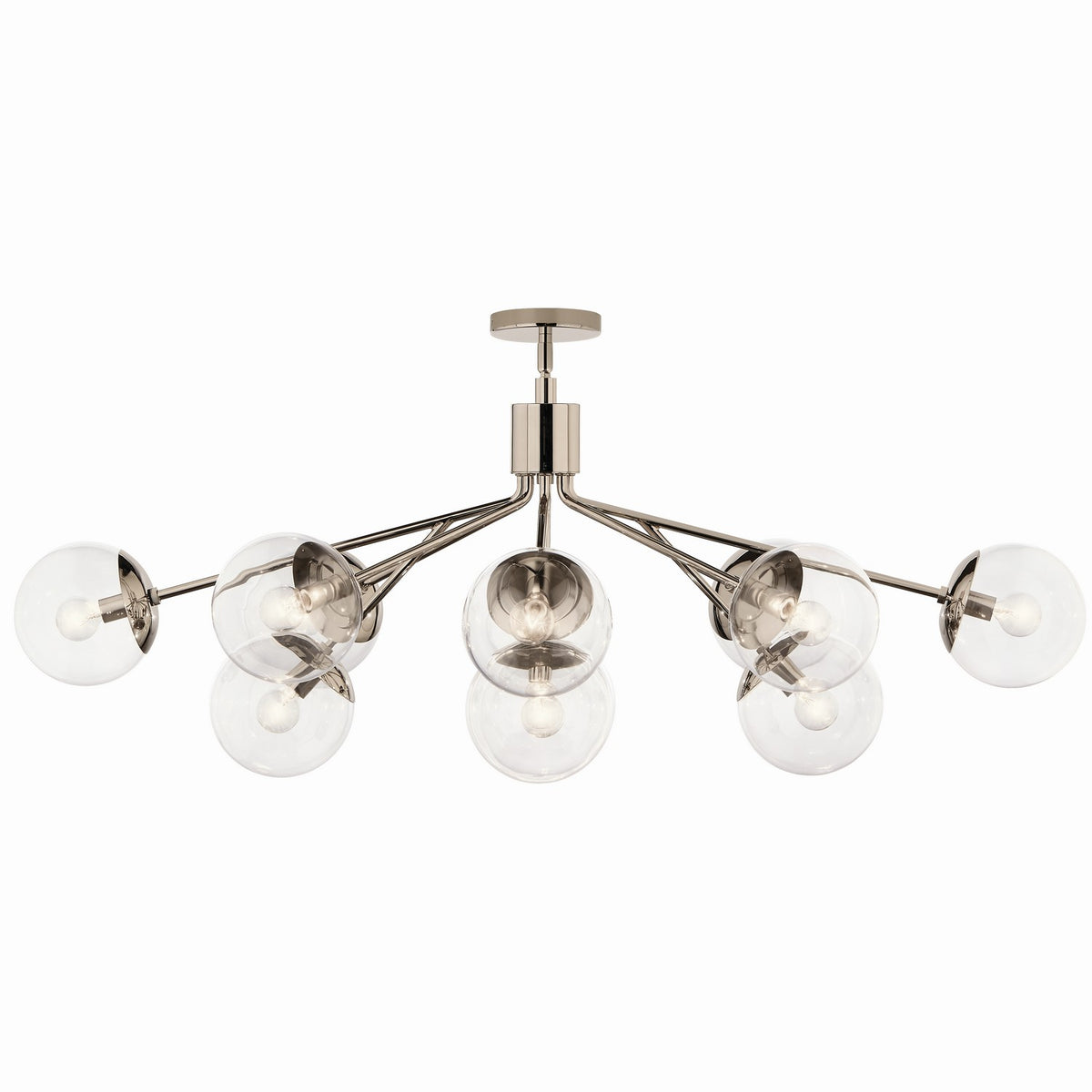 Lustre linéaire convertible 12 lumières | Silvarious