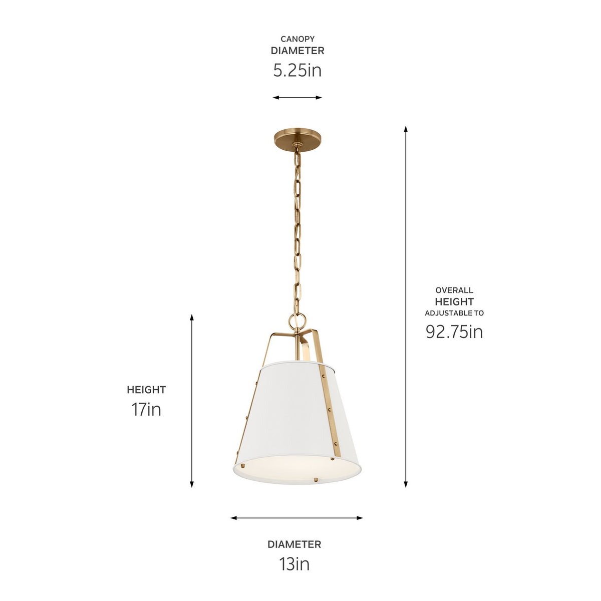 Suspension 1 lumière | Etcher
