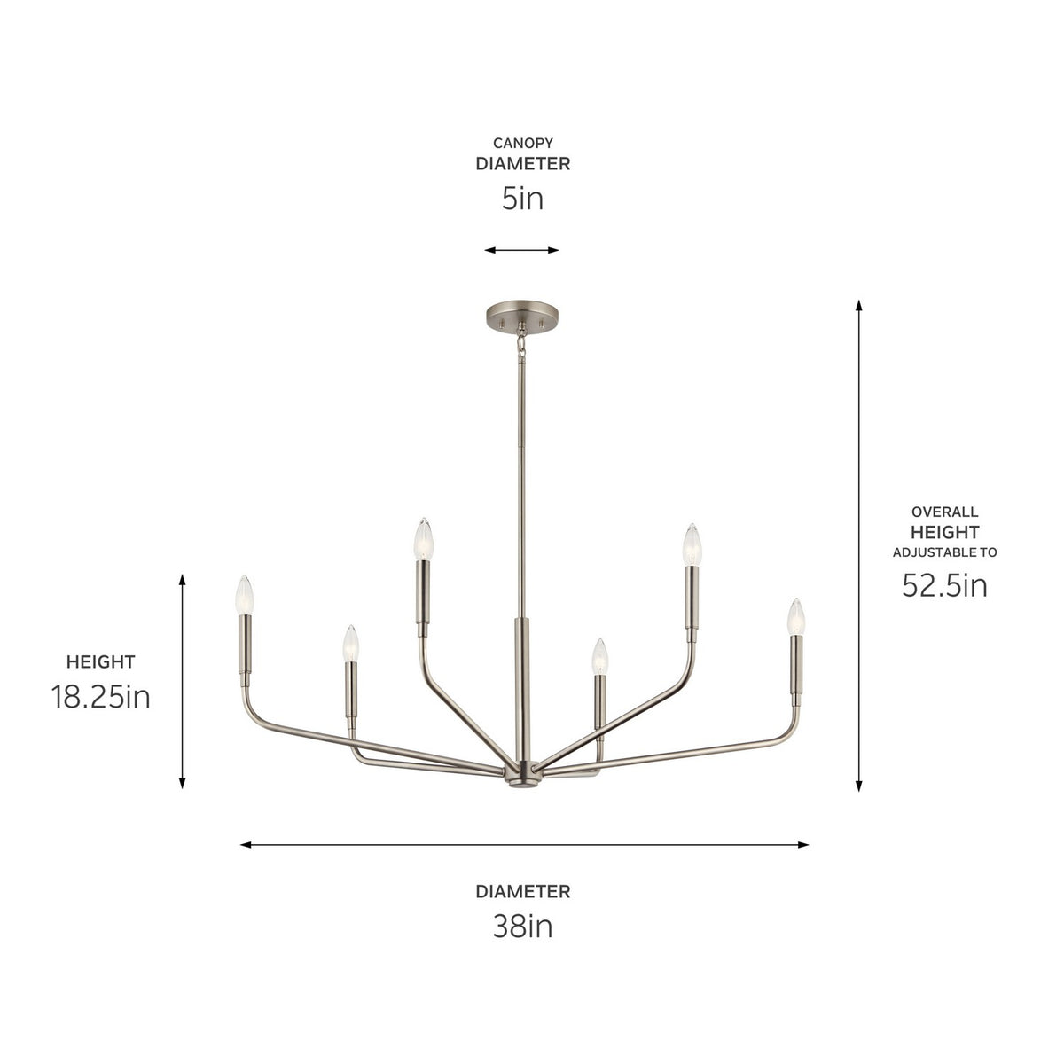 Lustre 6 lumières | Madden