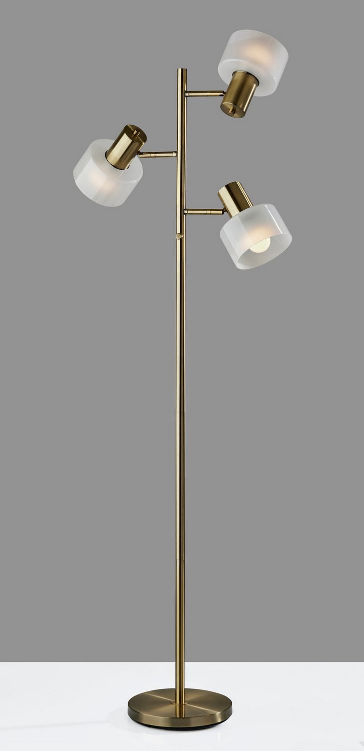 Lampadaire à têtes multiples 3 lumières | Rhodes