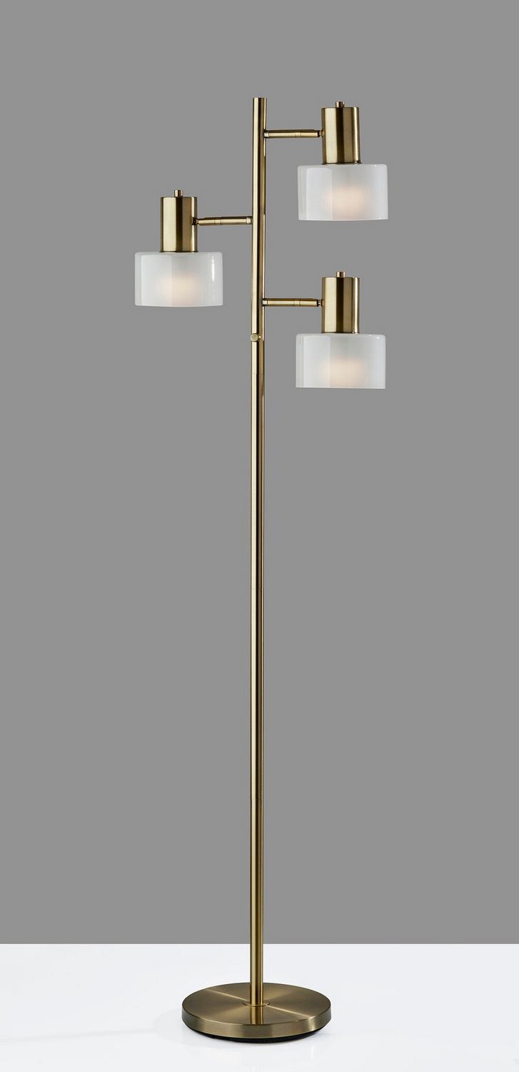 Lampadaire à têtes multiples 3 lumières | Rhodes