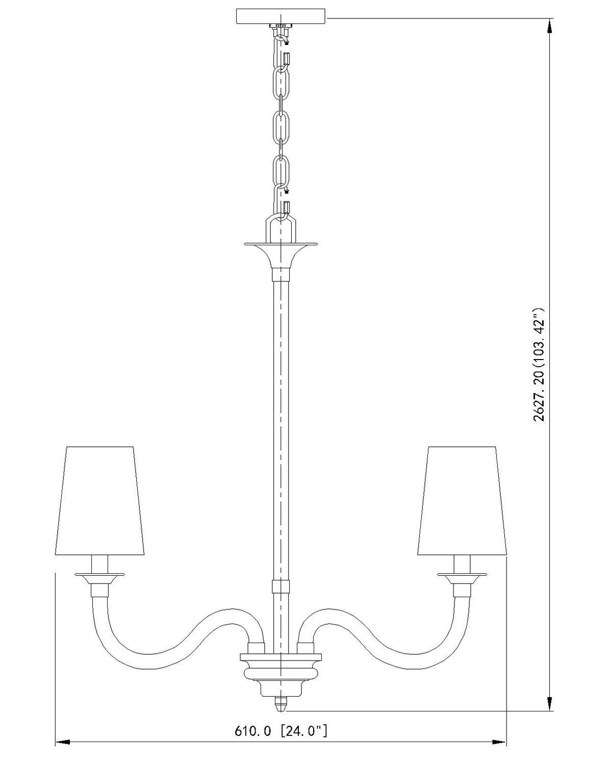 Lustre 5 lumières | Katerina