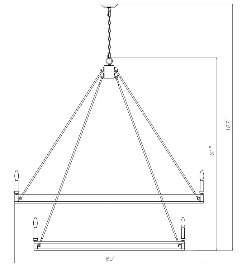 Lustre 28 lumières | Dennison