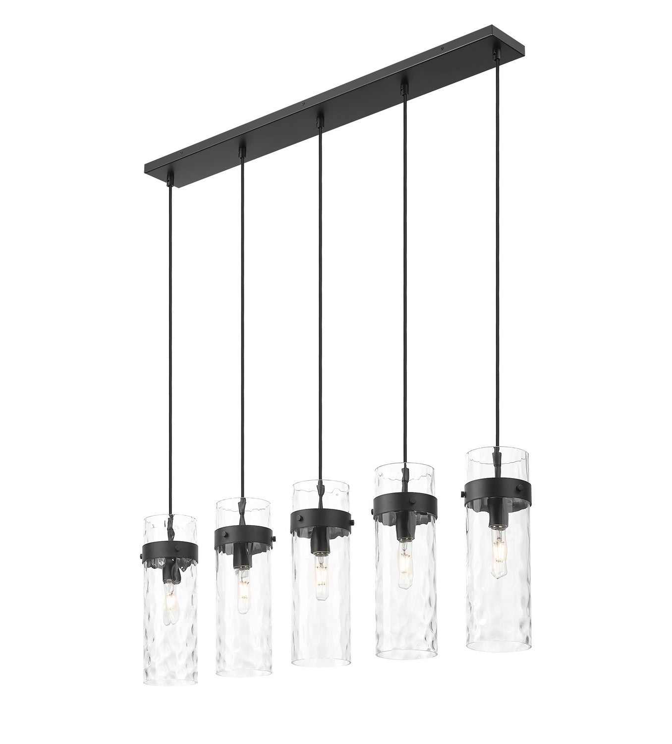 Lustre linéaire 5 lumières | Fontaine