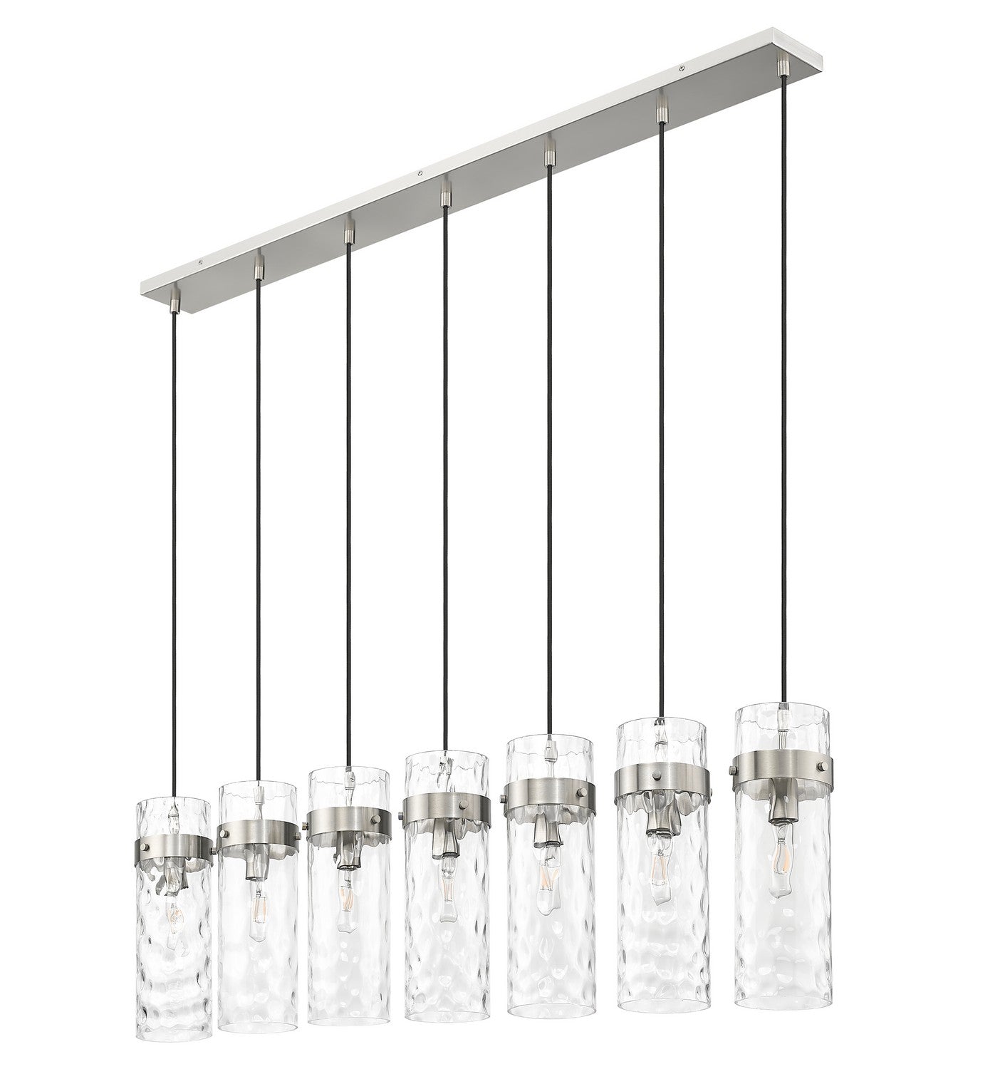 Lustre linéaire 7 lumières | Fontaine