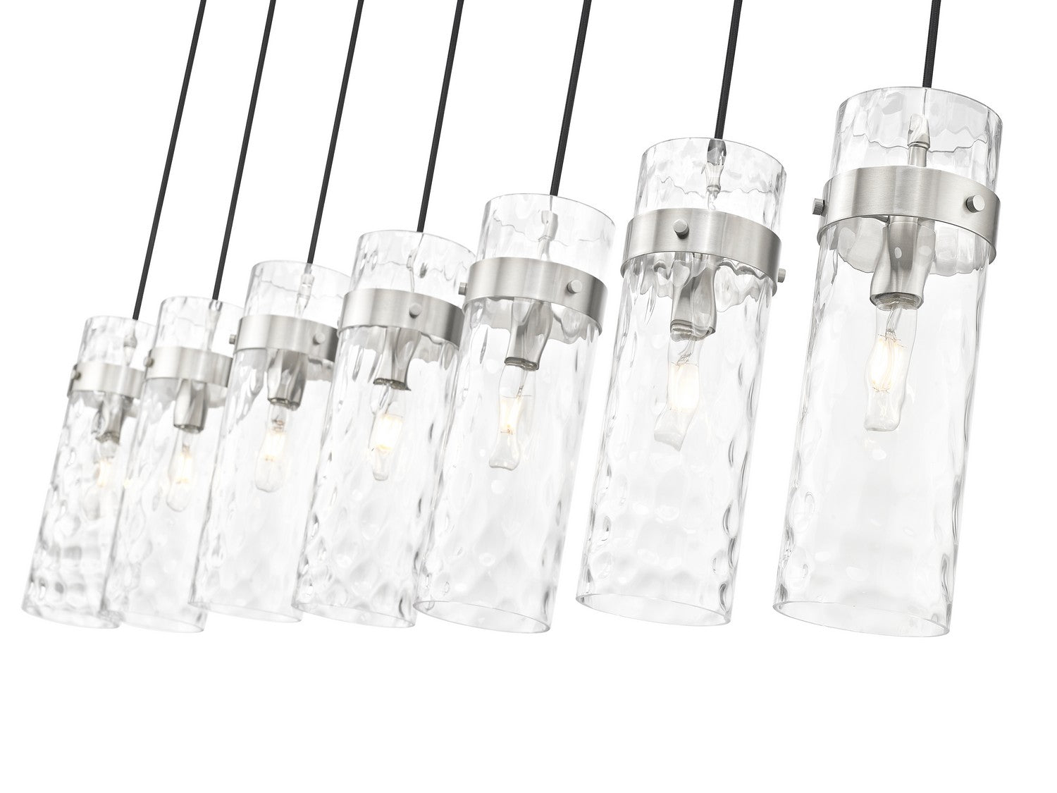 Lustre linéaire 7 lumières | Fontaine