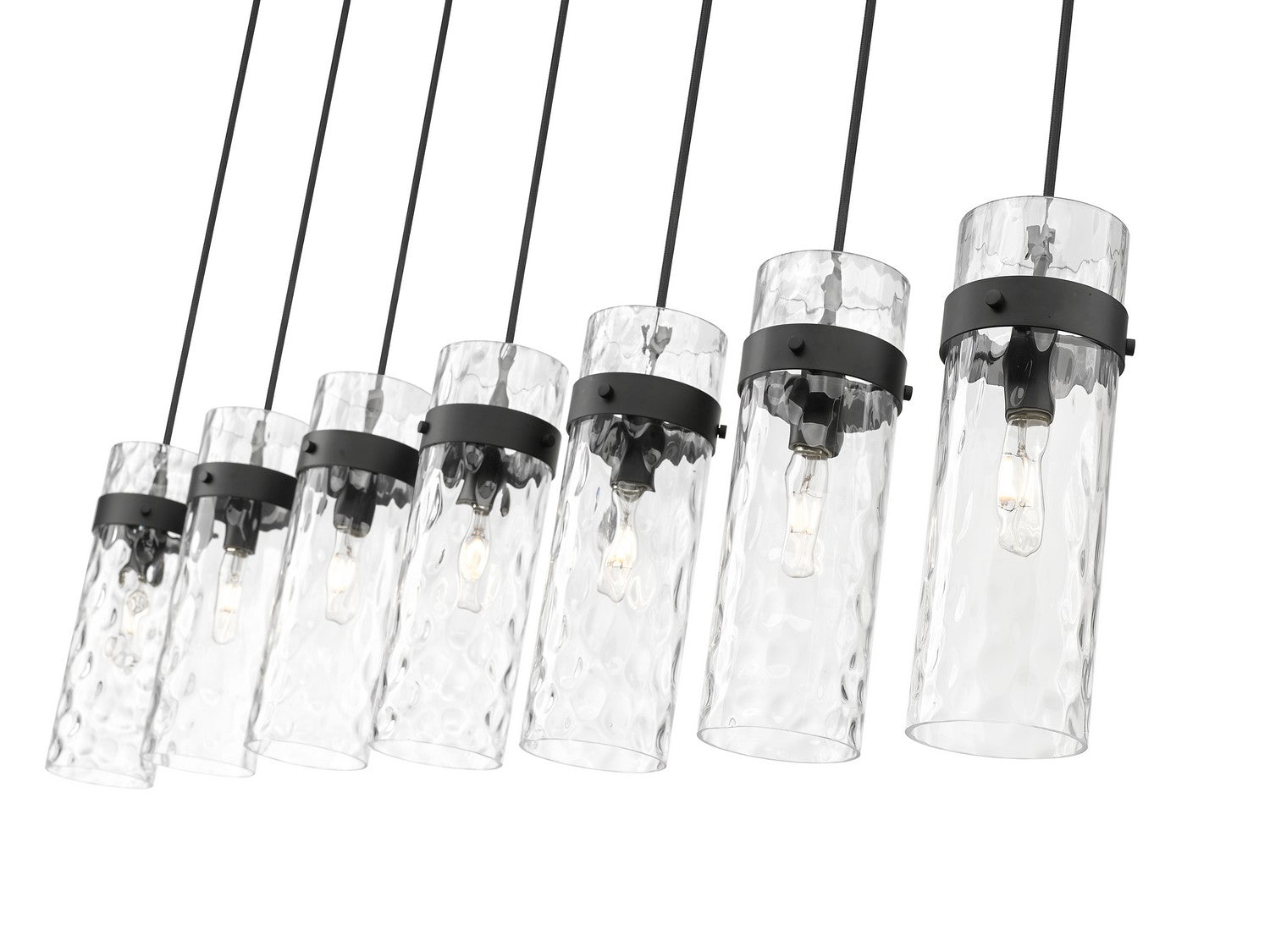 Lustre linéaire 7 lumières | Fontaine