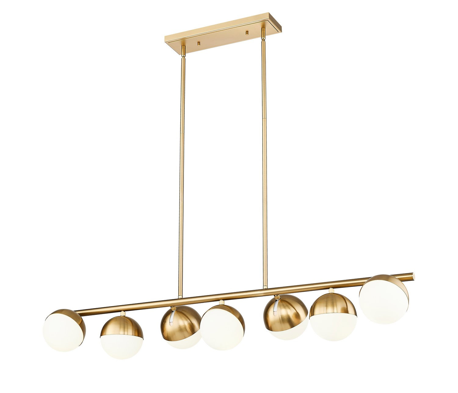 Lustre linéaire 7 lumières | Realm Sphere