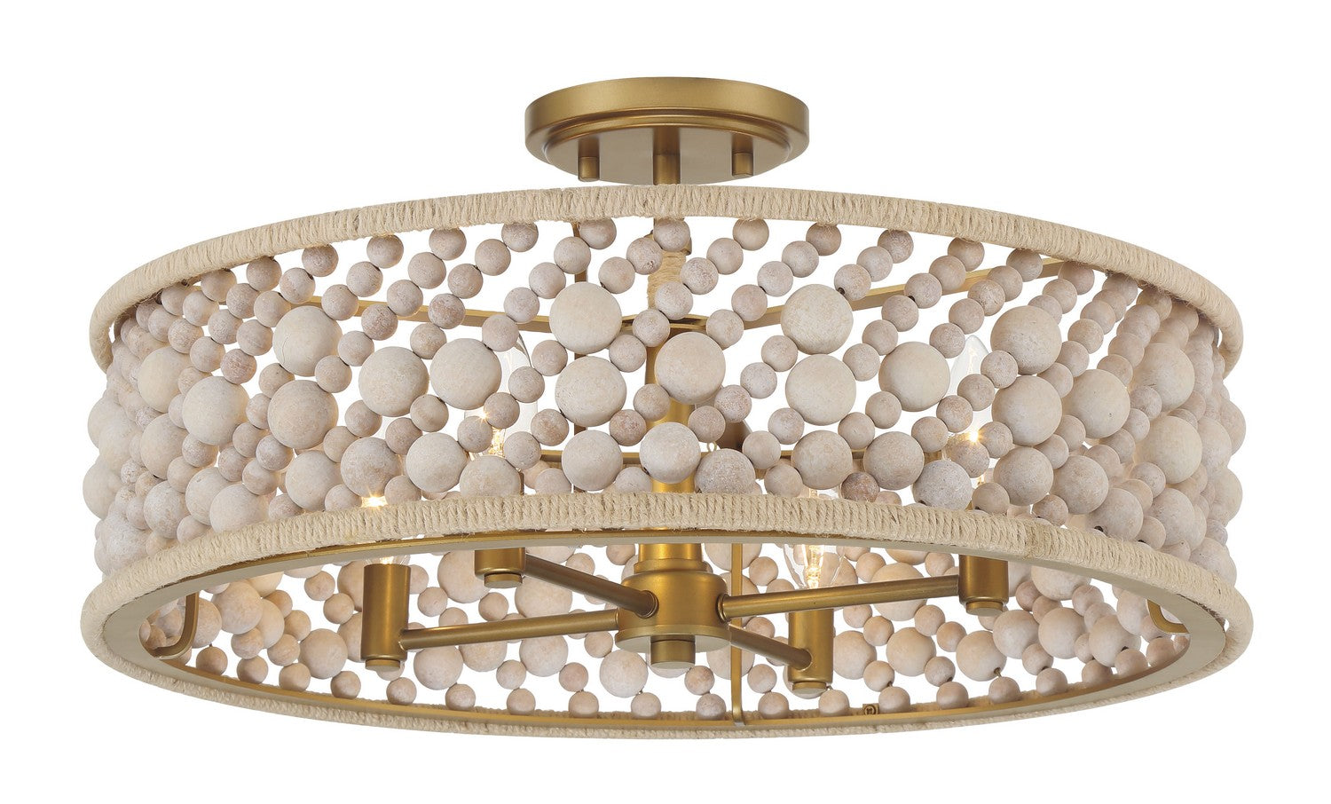 Semi-plafonnier 4 lumières | Horsmore