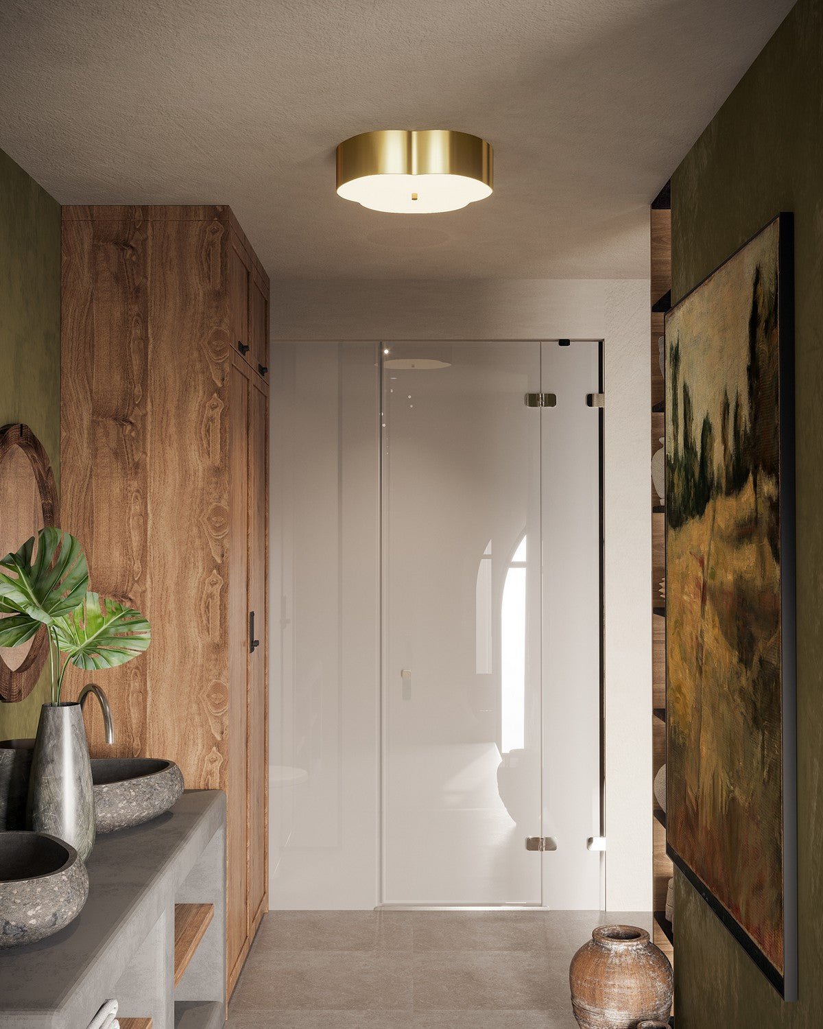 Plafonnier 3 lumières | Adella