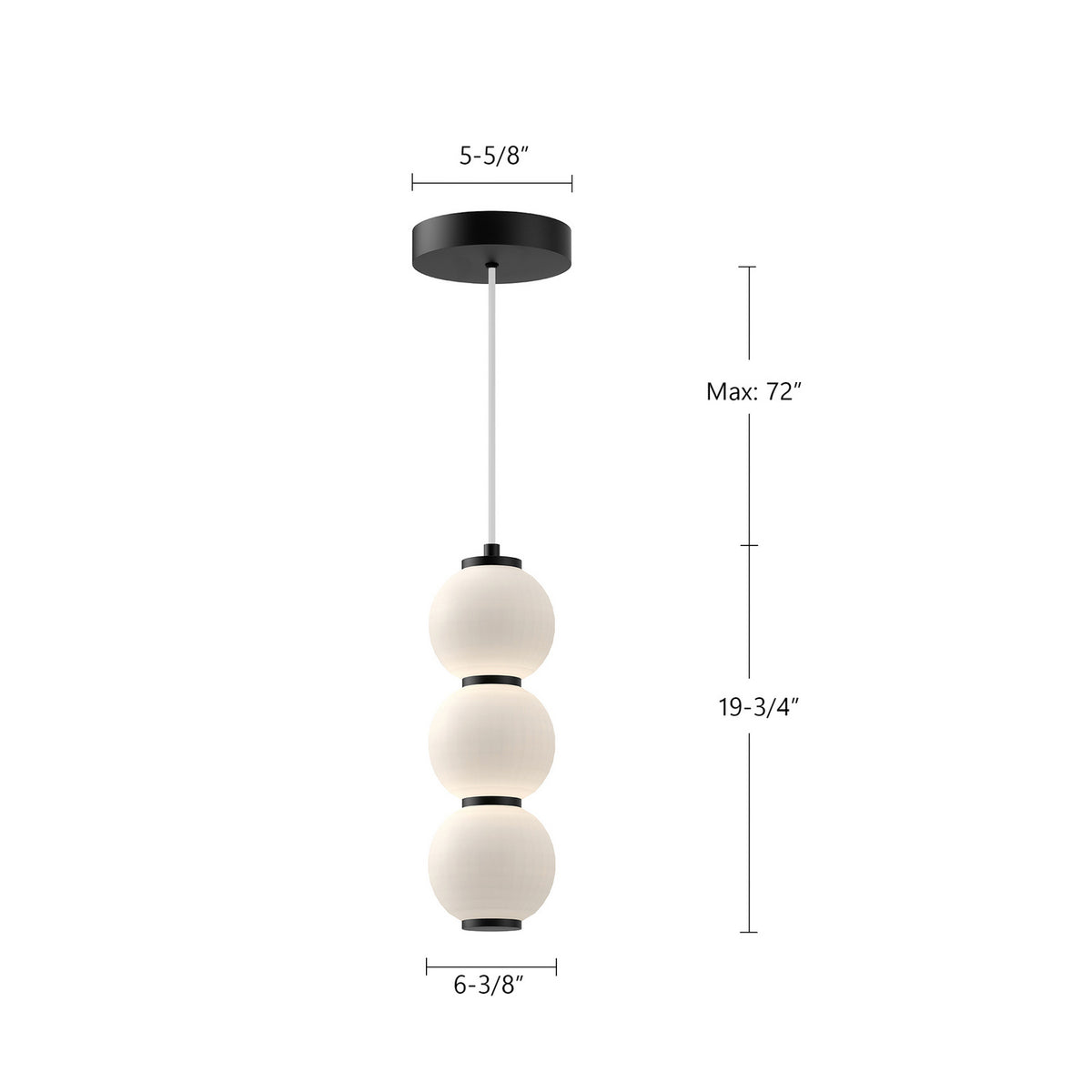 Suspension DEL | Bijou