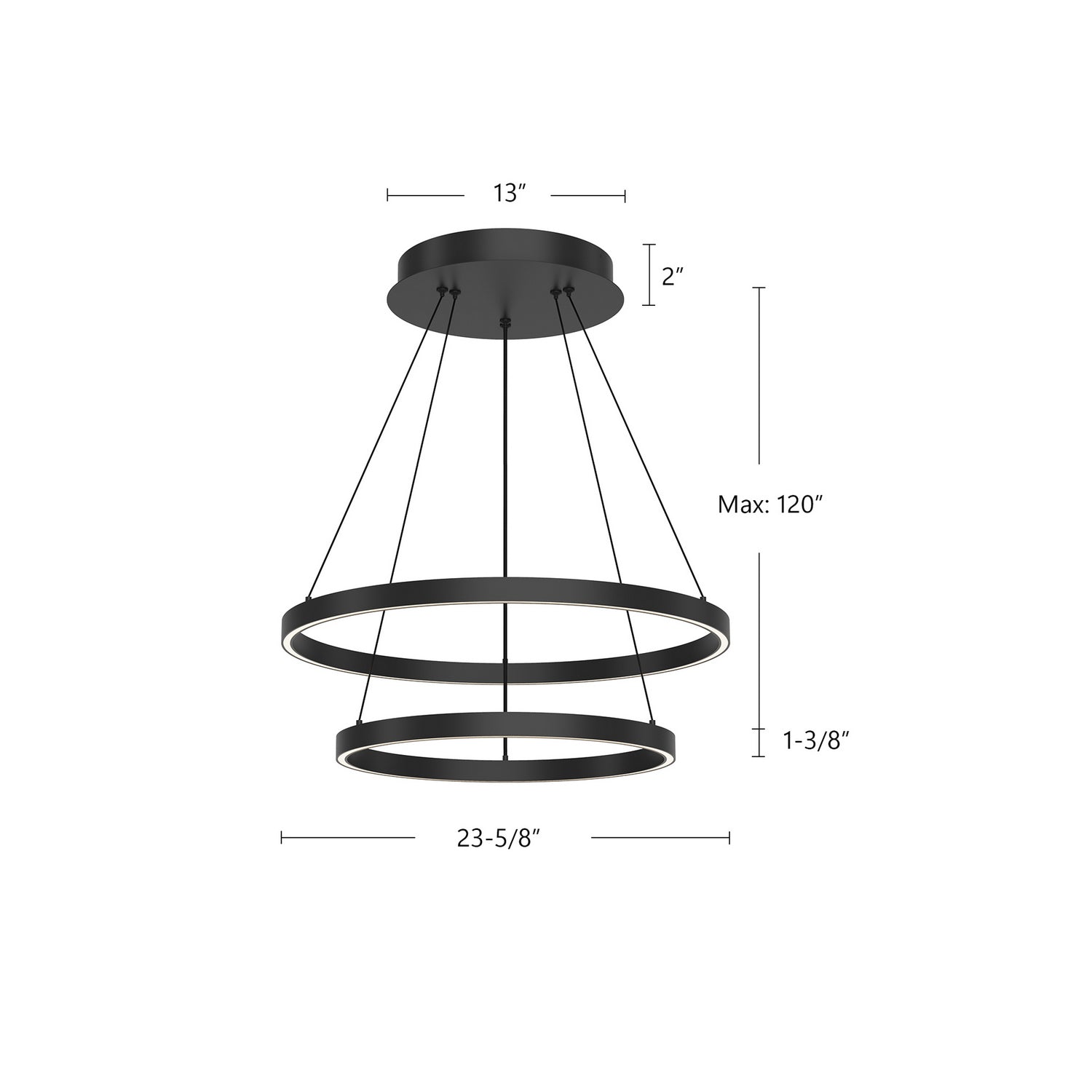 Lustre DEL | Cerchio