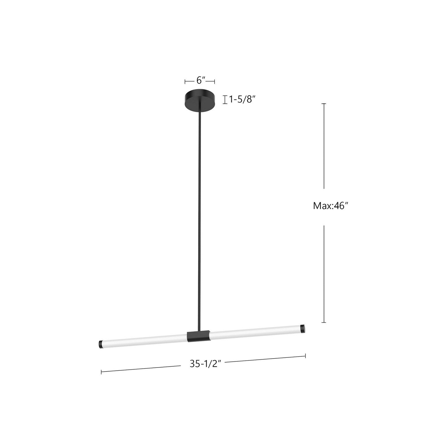 Suspension linéaire DEL | Akari