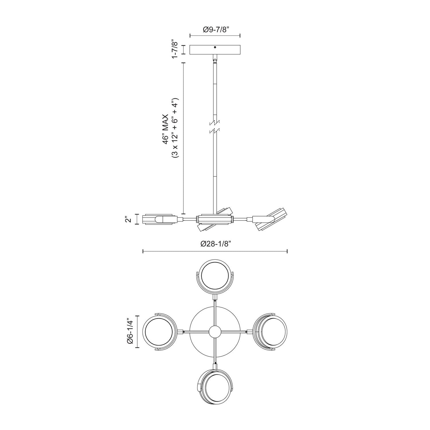 Suspension DEL | Blanco