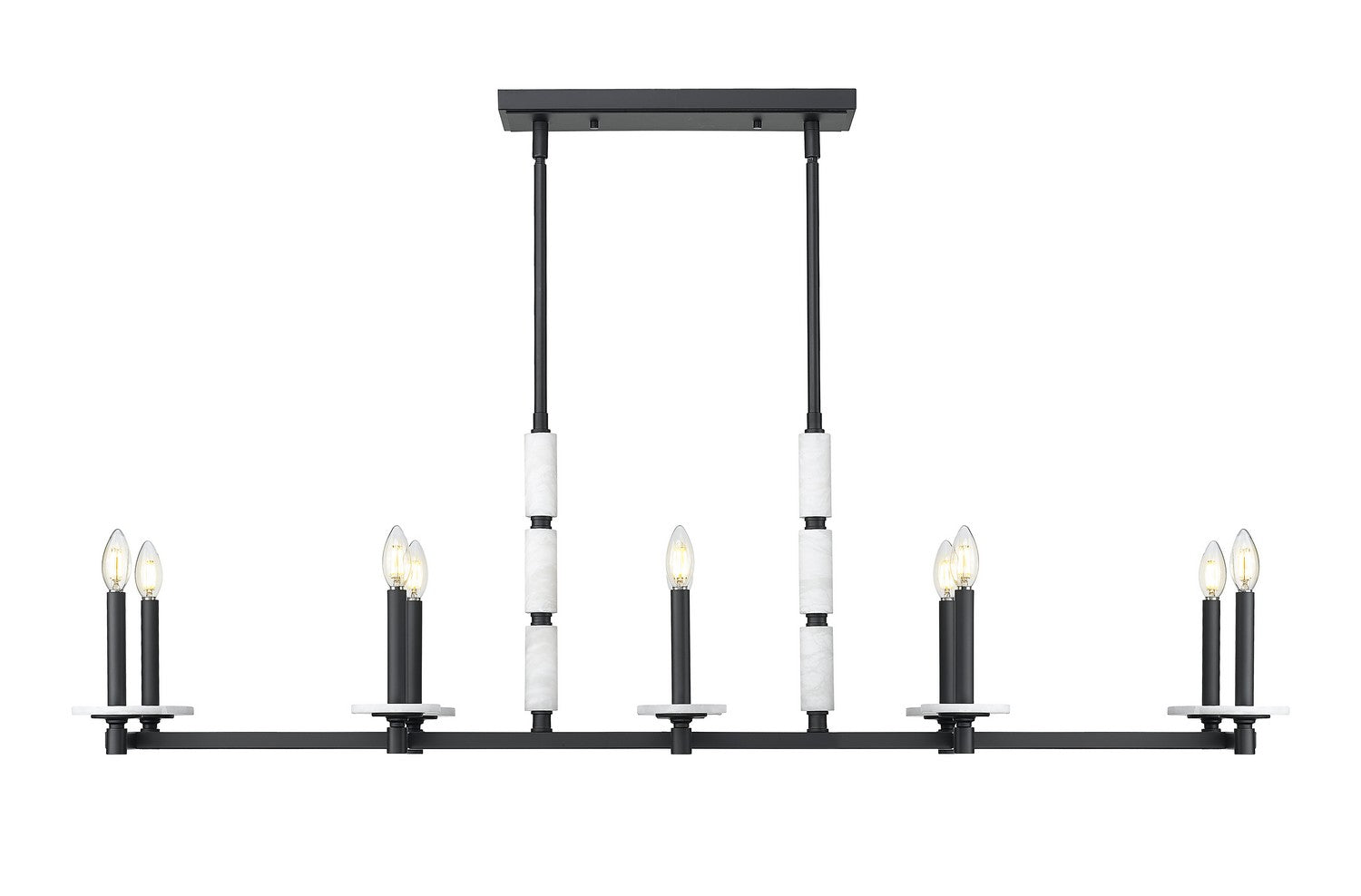 Lustre linéaire 10 lumières | Kaden