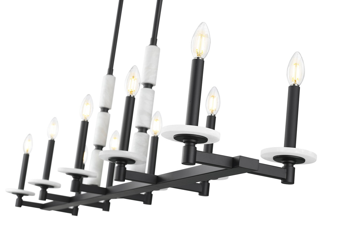 Lustre linéaire 10 lumières | Kaden