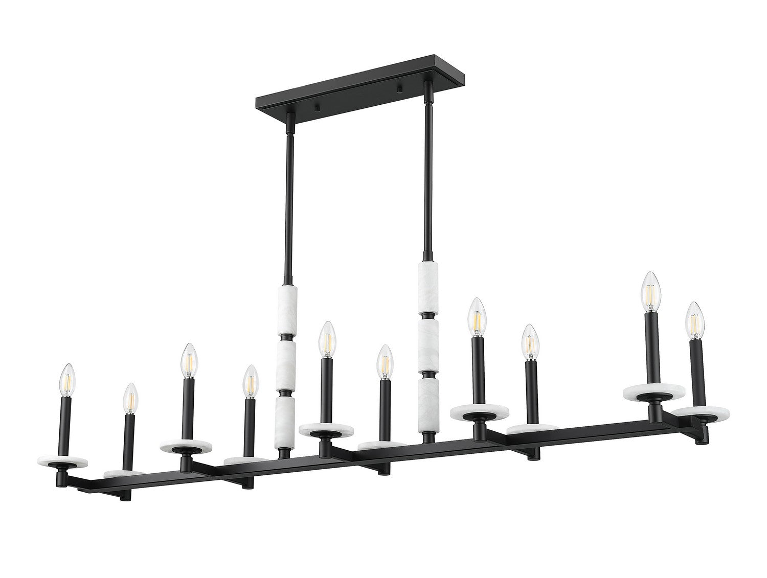 Lustre linéaire 10 lumières | Kaden