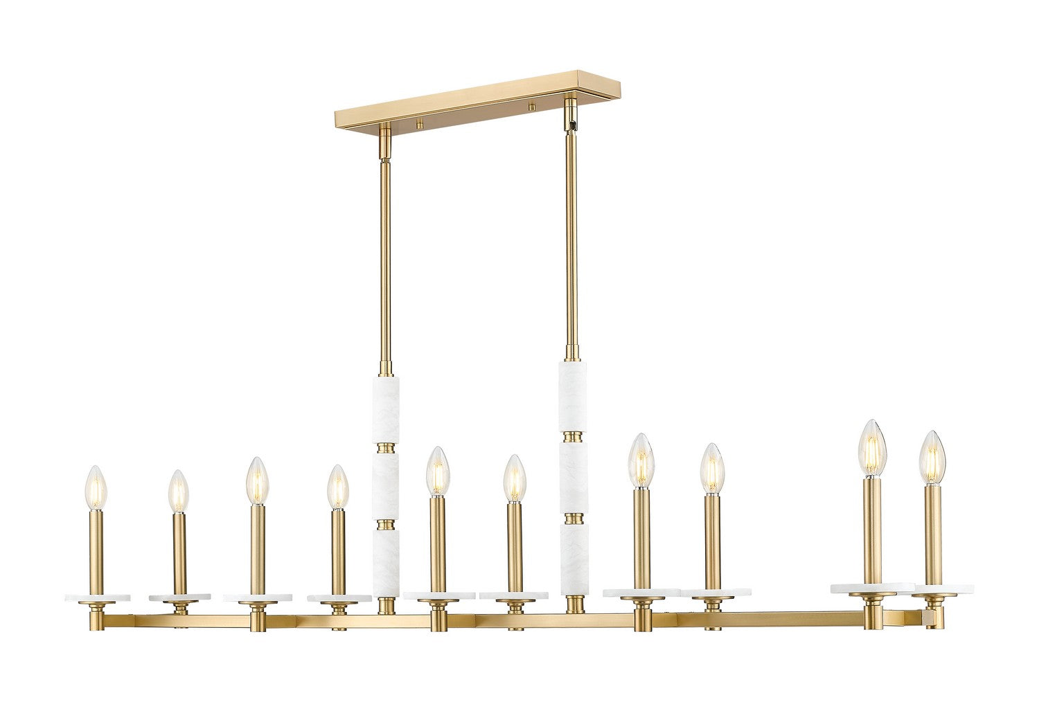 Lustre linéaire 10 lumières | Kaden