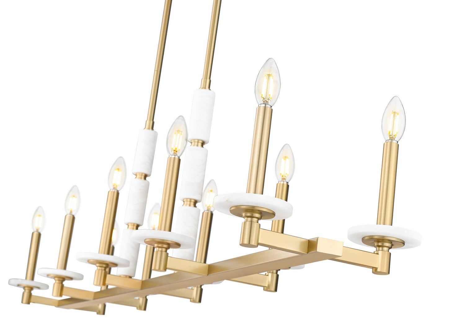 Lustre linéaire 10 lumières | Kaden