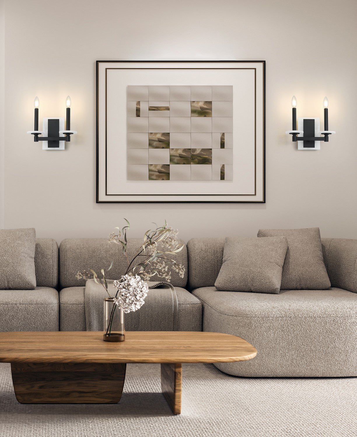 Applique murale 2 lumières | Kaden
