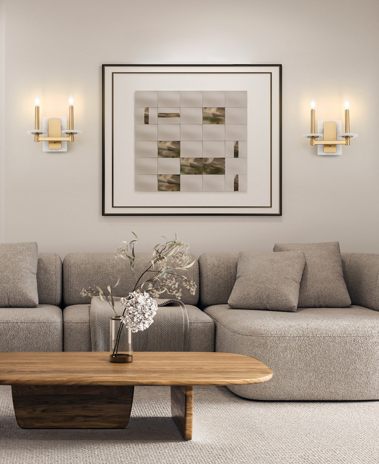 Applique murale 2 lumières | Kaden