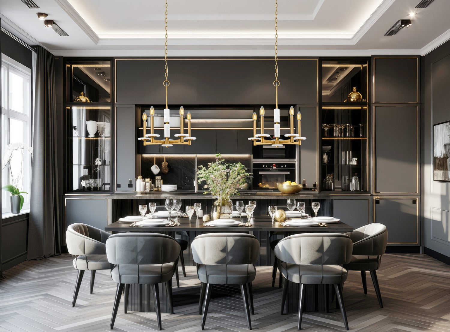 Lustre 5 lumières | Kaden