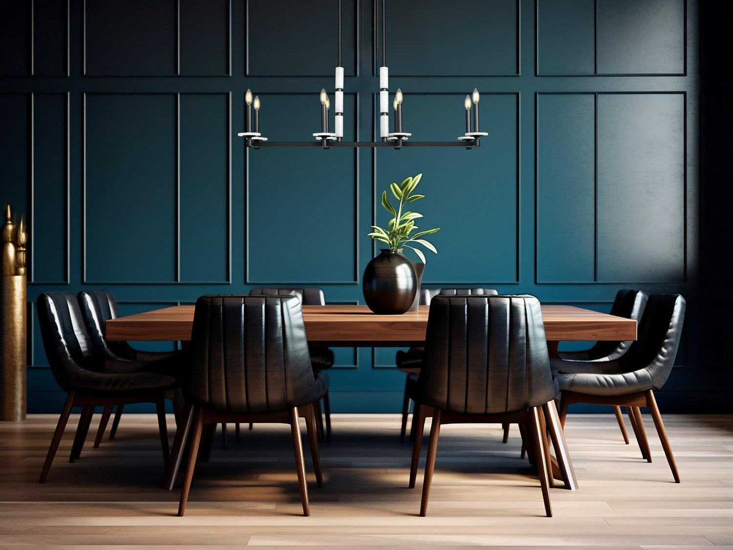 Lustre linéaire 8 lumières | Kaden