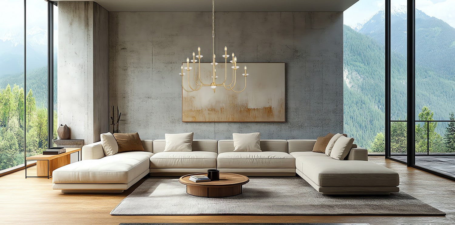 Lustre 10 lumières | Allistair