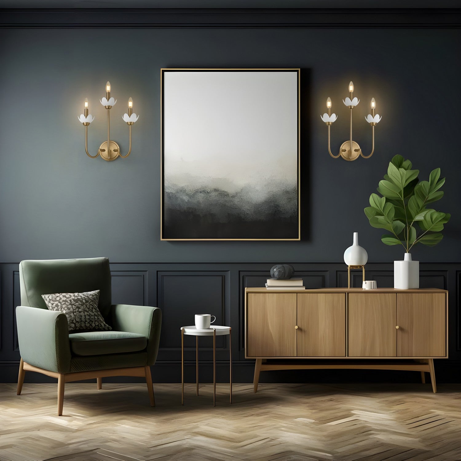 Applique murale 3 lumières | Allistair