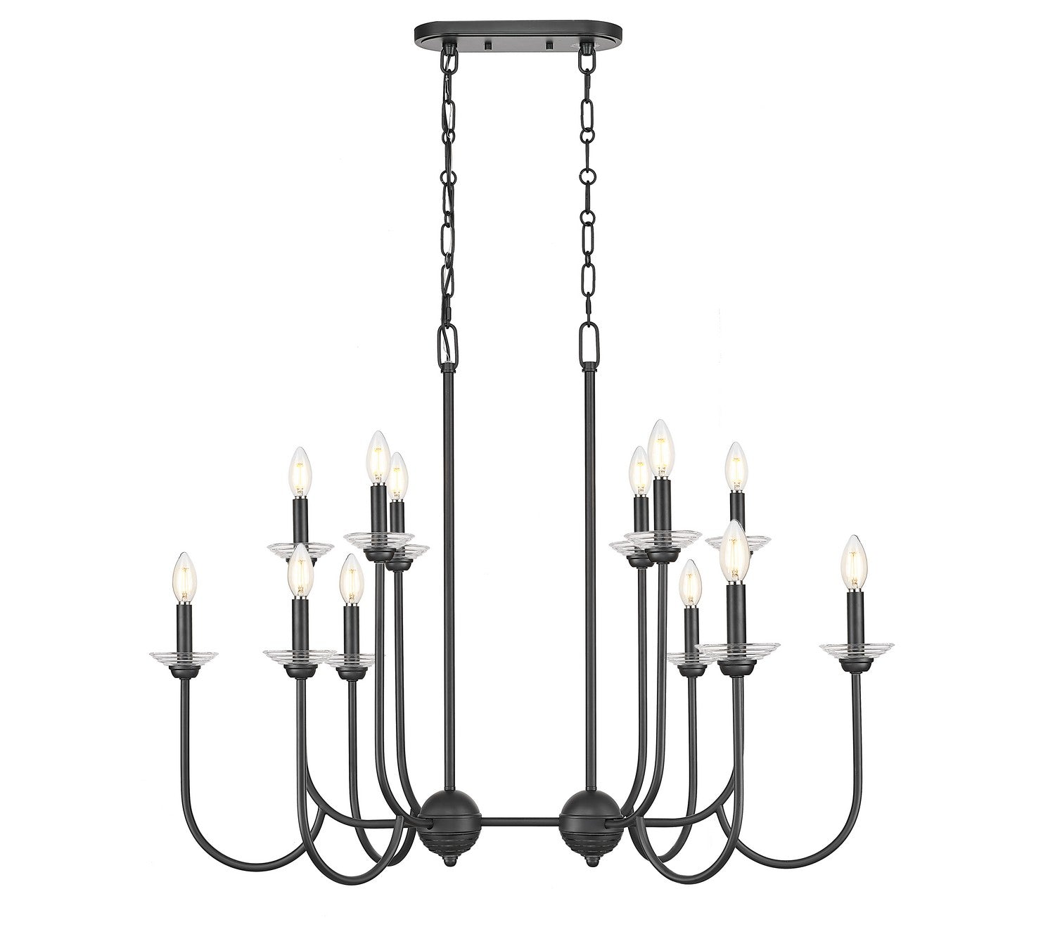 Lustre linéaire 12 lumières | Allistair