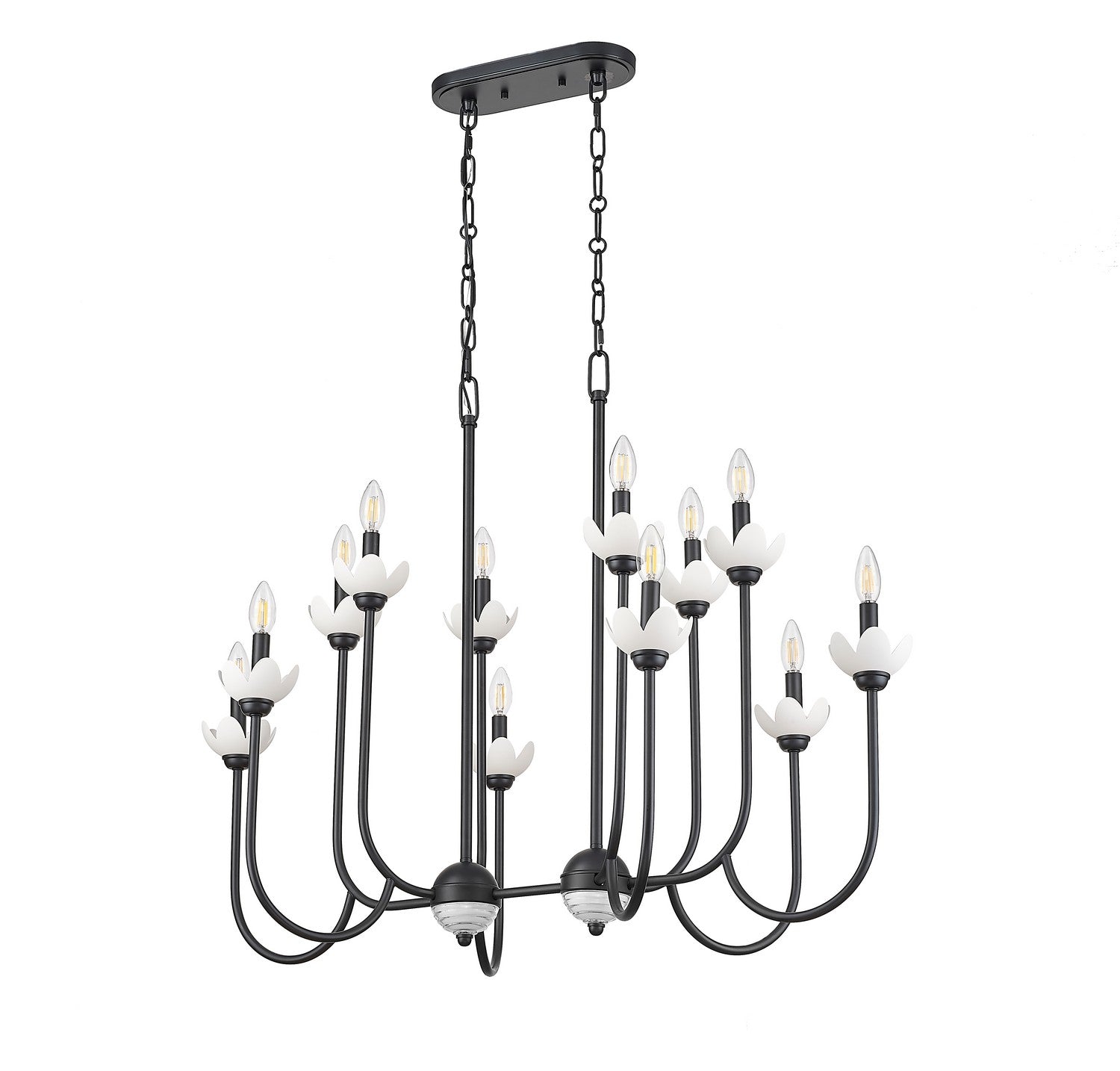 Lustre linéaire 12 lumières | Allistair